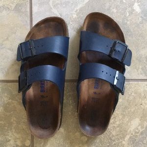 Navy blue Birkenstock size 38